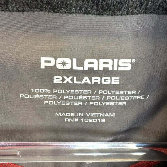 Polaris Pullover 1/4 Zip Sweater Mens Size XXL 2XL Gray Red Better Outdoor - Picture 3 of 4
